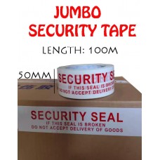 Jumbo Security Seal Tape – Do Not Accept If Seal Is Broken (50mm x 100m)