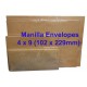 Winpaq Manilla Envelope No.4x9 (20s)